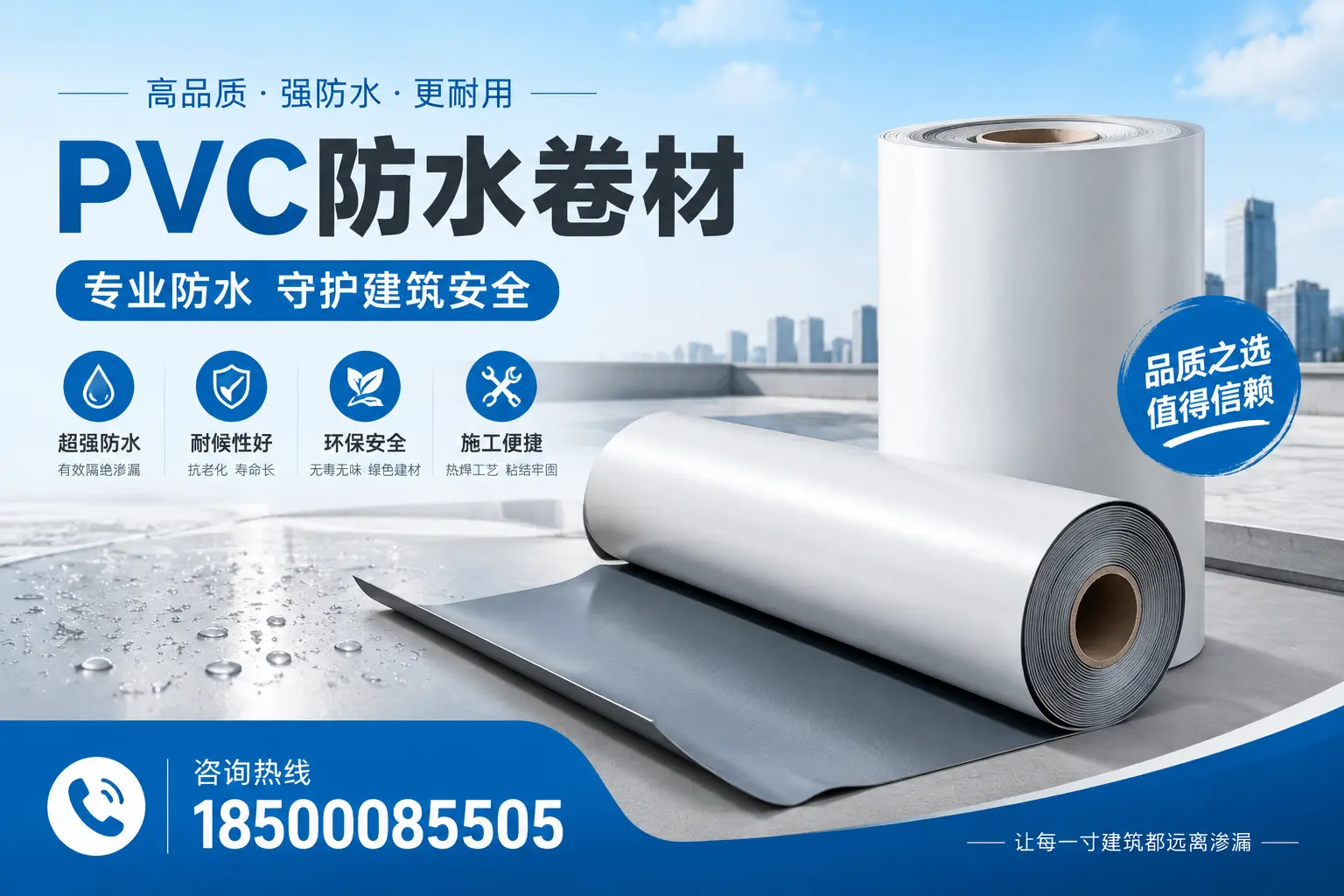曲靖地区pvc防水卷材的市场现状与发展趋势